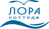 Логотип — гостиница коттедж "Лора"