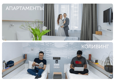 Логотип — Точка Запятая апарт&коливинг